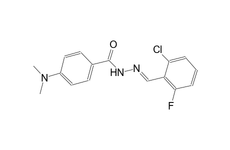 N'-[(E)-(2-chloro-6-fluorophenyl)methylidene]-4-(dimethylamino)benzohydrazide