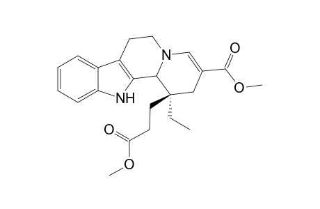4-[2'-(Methoxycarbonyl)ethyl]-4-ethyl-6-(methoxycarbonyl)indolo-quinolizidine