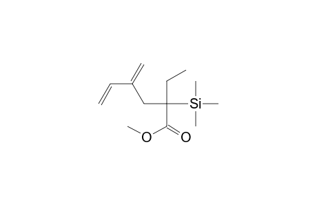 2-Ethyl-4-methylene-2-trimethylsilyl-5-hexenoic acid methyl ester