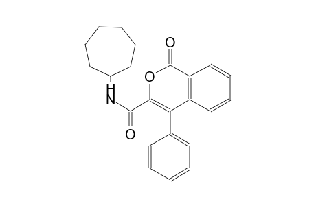 1H-2-benzopyran-3-carboxamide, N-cycloheptyl-1-oxo-4-phenyl-