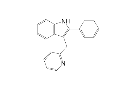 2-Phenyl-3-(2-pyridylmethyl)indole