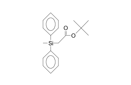 2-(Diphenyl-methyl-silyl)-acetic acid, tert-butyl ester