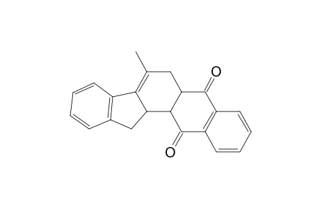 6H-Indeno[2,1-a]anthracene-7,12-dione, 6a,12a,12b,13-tetrahydro-5-methyl-, (6a.alpha.,12a.alpha.,12b.alpha.)-