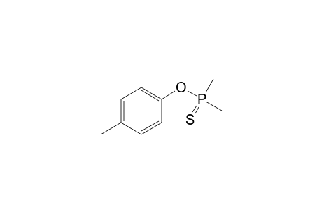Phosphinothioic acid, dimethyl-, O-(4-methylphenyl) ester