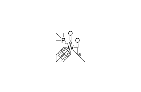 Carbonyl-(.eta./5/-cyclopentadienyl)-(.eta./2/-methyl-ketenyl)-(trimethylphosphane) tungsten