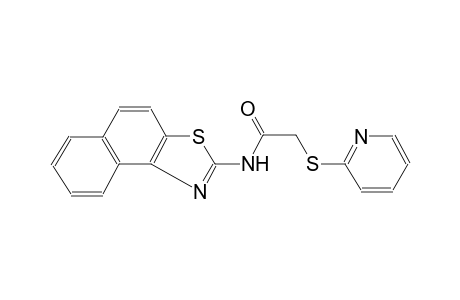N-naphtho[1,2-d][1,3]thiazol-2-yl-2-(2-pyridinylsulfanyl)acetamide