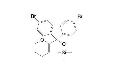 (bis(4-bromophenyl)(3,4-dihydro-2H-pyran-6-yl)methoxy)trimethylsilane