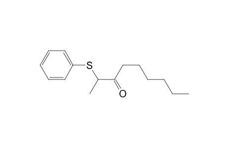 3-Nonanone, 2-(phenylthio)-