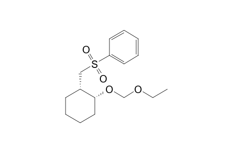 cis-1-(Ethoxymethoxy)-2-[(Phenylsulfonyl)methyl]cyclohexane