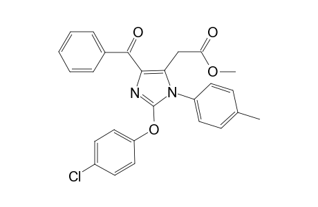 Methyl 2-(4-Benzoyl-2-(4-chlorophenoxy)-1-(p-tolyl)-1H-imidazol-5-yl)acetate