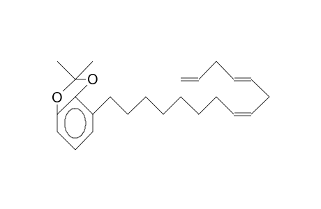 2,2-Dimethyl-4-(8'Z,11'Z)-pentadeca-8',11',14'-trienyl-1,3-benzodioxole