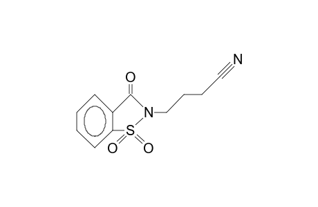 2-(3-Cyano-propyl)-1,2-benzothiazolin-3-one 1,1-dioxide
