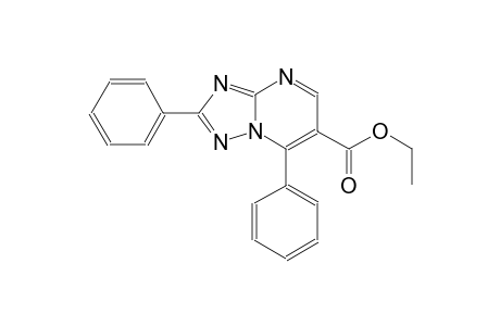 [1,2,4]triazolo[1,5-a]pyrimidine-6-carboxylic acid, 2,7-diphenyl-, ethyl ester