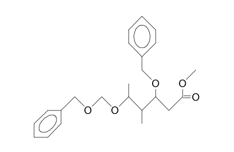 3-Benzyloxy-5-(benzyloxy-methoxy)-4-methyl-hexanoic acid, methyl ester