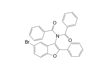 N-Benzoyl-N-(5-bromo-2-phenylbenzofuran-3-yl)benzamide