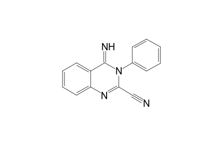 4-Imino-3-phenyl-3,4-dihydroquinazoline-2-carbonitrile