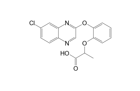 2-[2-(7-chloranylquinoxalin-2-yl)oxyphenoxy]propanoic acid