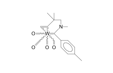 cis-Tetracarbonyl-([([Z]-/.eta.-2/-N,2,2-trimethyl-3-butenyl)-amino]-[4-tolyl]-carbene) tungsten