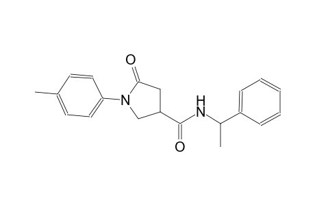 3-pyrrolidinecarboxamide, 1-(4-methylphenyl)-5-oxo-N-(1-phenylethyl)-