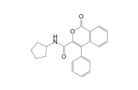 N-cyclopentyl-1-oxo-4-phenyl-1H-isochromene-3-carboxamide