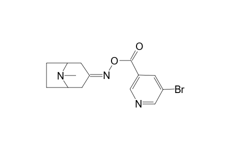 8-Methyl-8-azabicyclo[3.2.1]octan-3-one o-[(5-bromo-3-pyridinyl)carbonyl]oxime