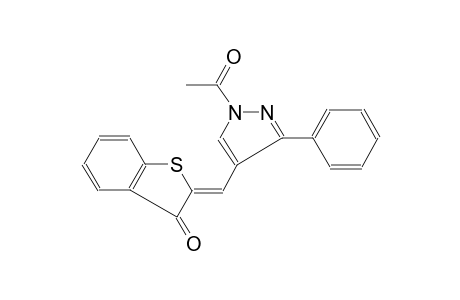 benzo[b]thiophen-3(2H)-one, 2-[(1-acetyl-3-phenyl-1H-pyrazol-4-yl)methylene]-, (2Z)-