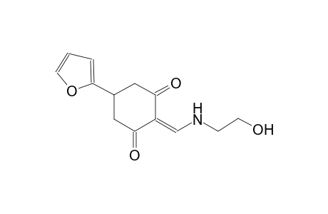 5-(2-furyl)-2-{[(2-hydroxyethyl)amino]methylene}-1,3-cyclohexanedione