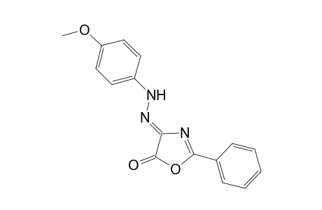 4,5-Oxazoledione, 2-phenyl-, 4-[(4-methoxyphenyl)hydrazone]