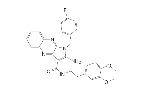 2-amino-N-[2-(3,4-dimethoxyphenyl)ethyl]-1-(4-fluorobenzyl)-1H-pyrrolo[2,3-b]quinoxaline-3-carboxamide