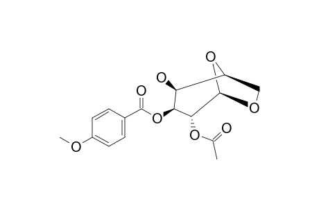 1,6-ANHYDRO-2-O-ACETYL-3-O-(4-METHOXYBENZOYL)-BETA-D-GALACTOPYRANOSE