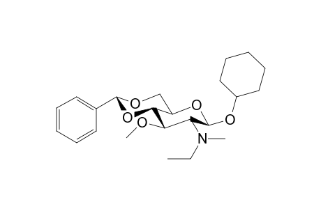2-.beta.-Cyclohexyloxy-3-(N-ethyl,N-methyl)amino-4-methoxy-6-phenyl-1,5,7-trioxabicyclo[4.4.0]decane