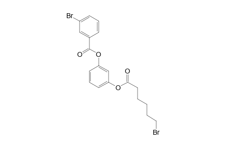 1,3-Benzenediol, o-(6-bromohexanoyl)-o'-(3-bromobenzoyl)-