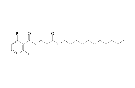 .beta.-Alanine, N-(2,6-difluorobenzoyl)-, undecyl ester