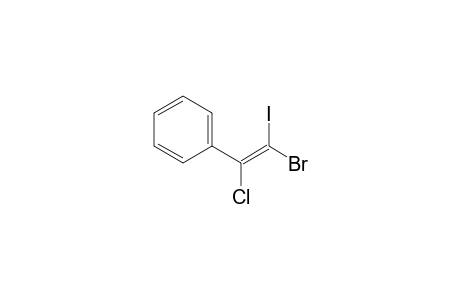 (E)-2-Chloro-1-bromo-1-iodo-2-phenylethene