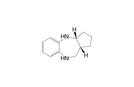 (3a.alpha.,10a.alpha.)-1,2,3,3a,4,5,10,10a-Octahydrocyclopenta[b][1,5]benzodiazepine