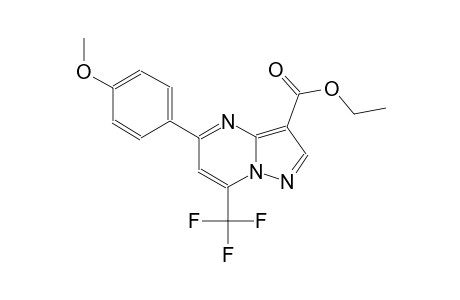 ethyl 5-(4-methoxyphenyl)-7-(trifluoromethyl)pyrazolo[1,5-a]pyrimidine-3-carboxylate