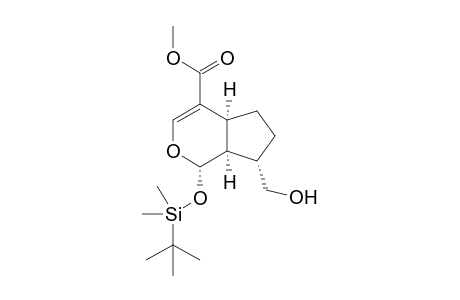 Methyl (1S,4aS,7S,7aS)-1-(t-butyldimethylsilyloxy)-1,4a,5,6,7,7a-hexahydro-7-hydroxymethylcyclopenta[c]pyran-4-carboxylate