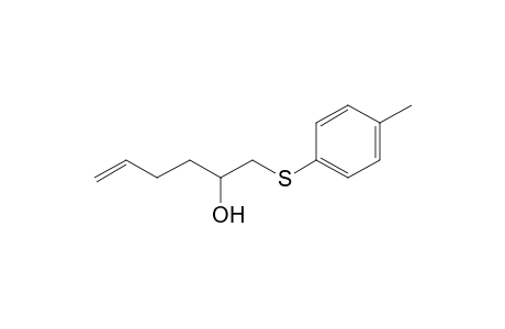 1-(4-Methylphenyl)sulfanylhex-5-en-2-ol