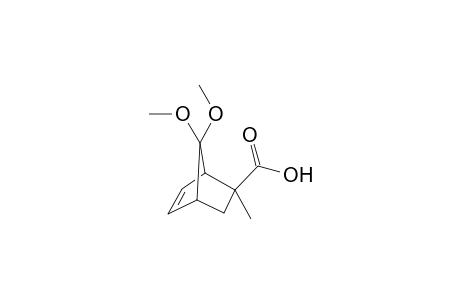7,7-Dimethoxy-2-endomethylbicyclo[2.2.1]hept-5-ene-2-exo-carboxylic acid