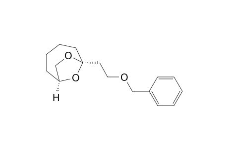 7,9-Dioxabicyclo[4.2.1]nonane, 6-[2-(phenylmethoxy)ethyl]-, (1S)-