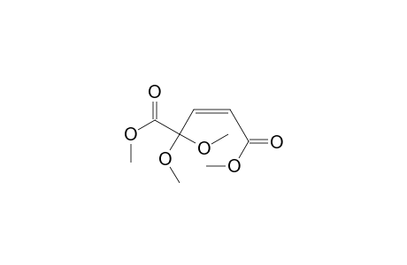 2-Pentenedioic acid, 4,4-dimethoxy-, dimethyl ester, (Z)-