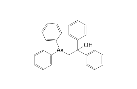 (2-Hydroxy-2,2-diphenylethyl)diphenyl arsane