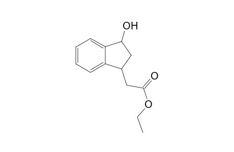 (3-Hydroxy-indan-1-yl)-acetic acid ethyl ester