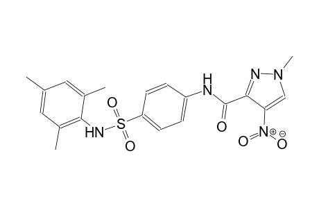 N-{4-[(mesitylamino)sulfonyl]phenyl}-1-methyl-4-nitro-1H-pyrazole-3-carboxamide