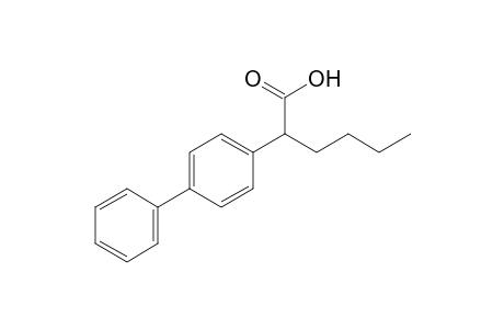 2-(p-biphenylyl)hexanoic acid