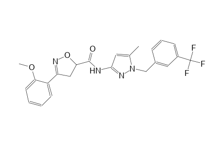 5-isoxazolecarboxamide, 4,5-dihydro-3-(2-methoxyphenyl)-N-[5-methyl-1-[[3-(trifluoromethyl)phenyl]methyl]-1H-pyrazol-3-yl]-