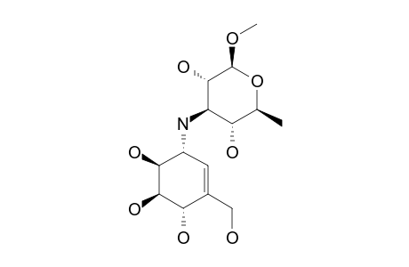 METHYL-3,6-DIDEOXY-3-[(1'R,4'R,5'S,6'S)-4',5',6'-TRIHYDROXY-3'-(HYDROXYMETHYL)-CYCLOHEX-2'-ENYL]-AMINO-BETA-D-GLUCOPYRANOSIDE