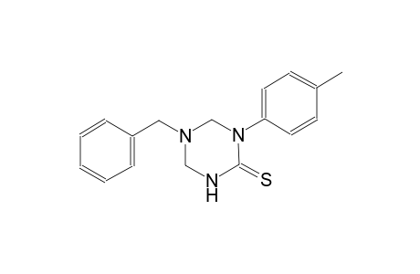 5-benzyl-1-(4-methylphenyl)tetrahydro-1,3,5-triazine-2(1H)-thione