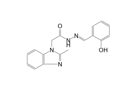 N'-[(E)-(2-hydroxyphenyl)methylidene]-2-(2-methyl-1H-benzimidazol-1-yl)acetohydrazide