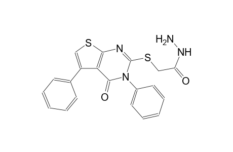 2-[(4-oxo-3,5-diphenyl-3,4-dihydrothieno[2,3-d]pyrimidin-2-yl)sulfanyl]acetohydrazide